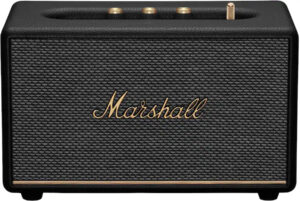 Marshall Acton III Bluetooth Home Speaker with Bass / Treble / Volume Controls and 3.5 mm Auxiliary Input, Black