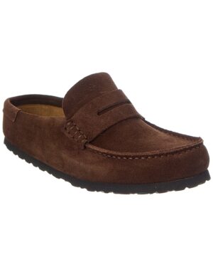Birkenstock Naples Narrow Wrapped Suede Clog