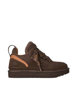 Dusted Cocoa Lowmel Suede Low-Top Sneakers