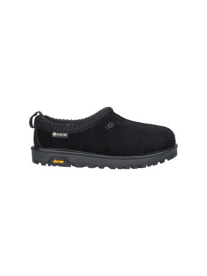 Black Tasman GTX Leather Vibram Flats