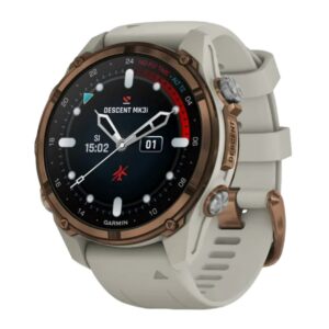 Garmin Descent Mk3i Watch Style-Dive Computer (43mm, Bronze PVD Titanium with French Gray Band)