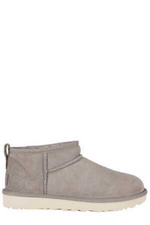 Brown W Classic Ultra Mini Back-Tongue Leather Boots