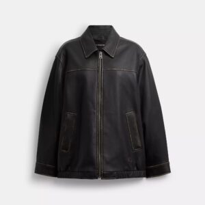Coach Outlet Loved Oversized Leather Jacket