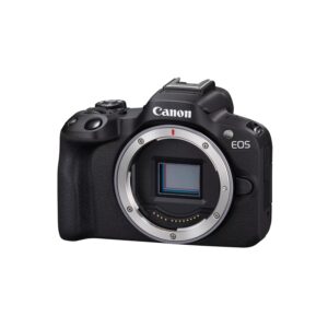 Canon EOS R50 Body with Cropping Guide Firmware and 24.2MP APS-C Sensor (Black)