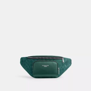 Coach Outlet Racer Small Belt Bag In Signature Canvas