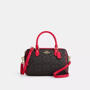 Coach Outlet Rowan Satchel Bag In Signature Canvas