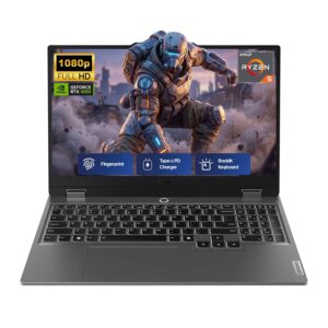 Lenovo LOQ 15.6" Gaming Laptop, FHD 144Hz Display, GeForce RTX 4050, AMD Ryzen 5 7235HS, 16GB DDR5 RAM, 512GB SSD, Lenovo AI Engine+, Backlit KB,w/Lifetime Office,Win 11 Home