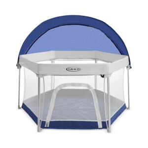 Graco Pack 'n Play Lite Traveler LX Playard with Compact Fold UV Canopy (Canyon)