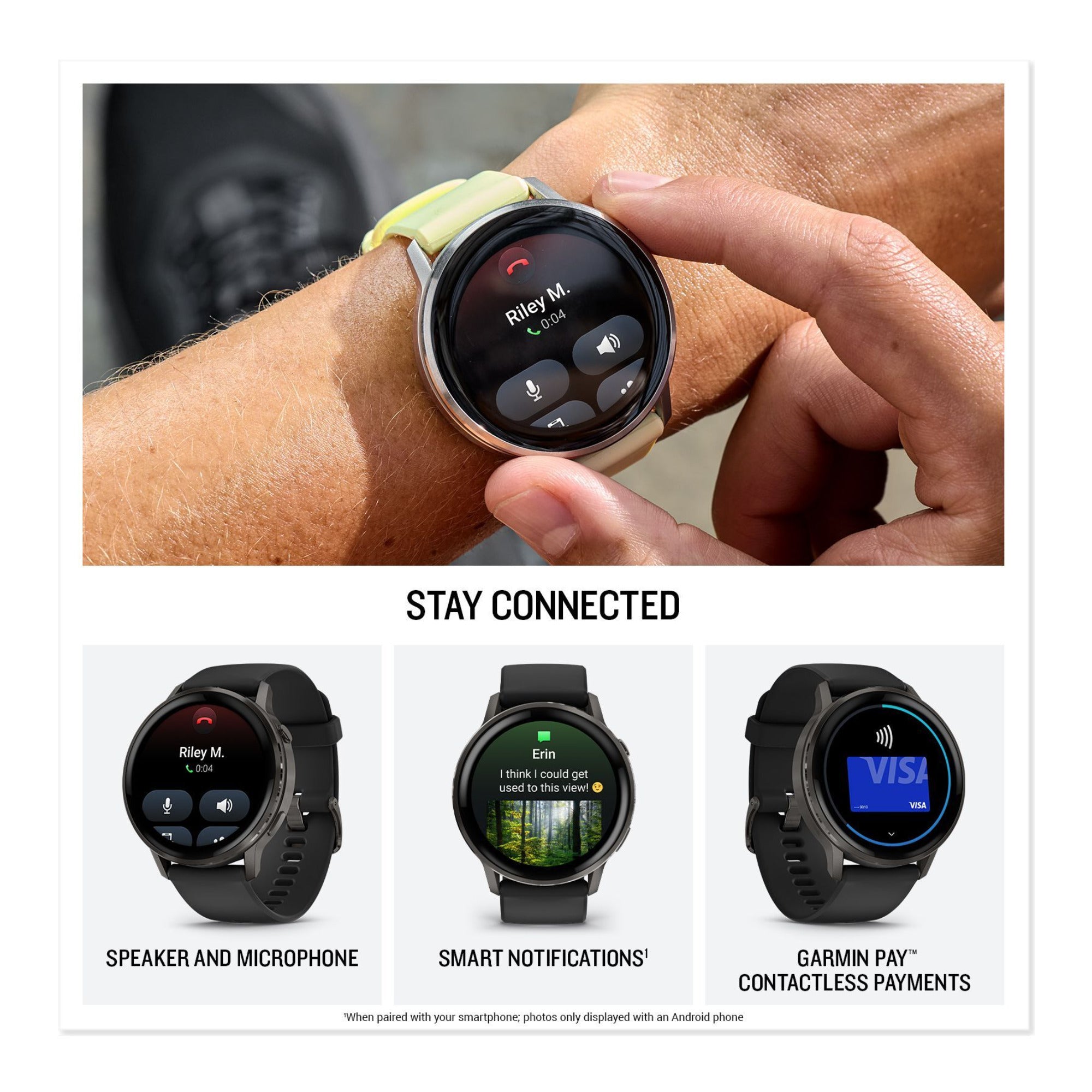 Garmin Venu 4 45mm AMOLED (Slate/Black) GPS Smartwatch with Earbuds Bundle - Image 7