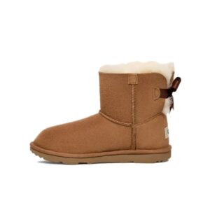 Grade-School UGG Mini Bailey Bow II Chestnut 1017397K-CHE