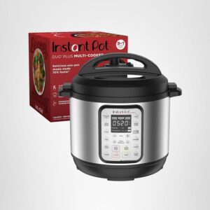 Instant Pot Duo Plus 9-in-1  6 Quarts Multicooker, Pressure Cooker, Slow Cook, Rice Maker, Steamer, Sauté, Warmer & Sterilizer, Includes App with Over 800 Recipes - Stainless Steel
