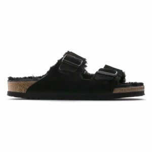 Men's Arizona Shearling Sandal In Black
