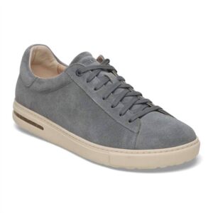 Men's Bend Low Suede Leather Shoes In Basalt Gray