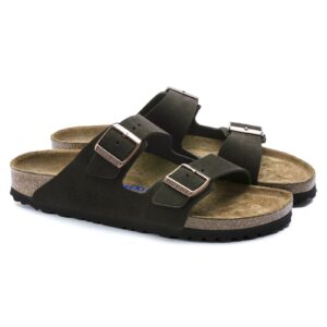 Men's Birkenstock Arizona 0951313 Sandals Mocha Suede Comfort Slides HAWK1900