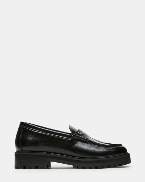 MIRAN BLACK LEATHER