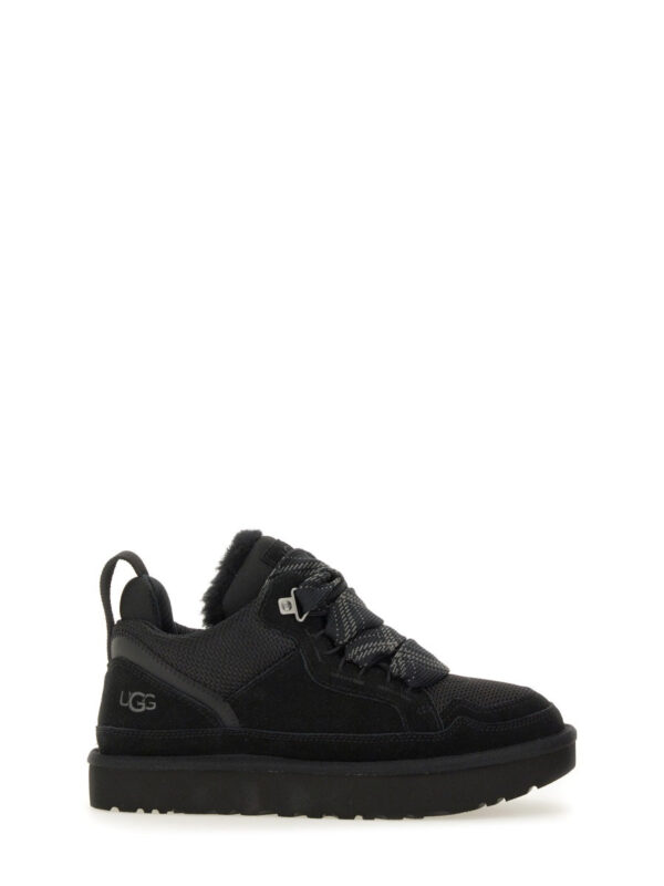 Lowmel Low-Top Cushioned Leather-Textile Sneakers