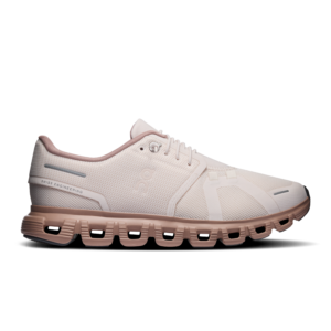 On Running Women's Cloud 6 Shoes - Oyster / Biscuit