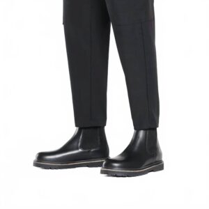 Men's Highwood Chelsea Boot In Black Leather
