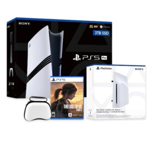 PlayStation 5 Pro 3TB SSD Console with Disc Drive, Wireless Controller and Case, The Last of Us Part I - CFI-7019 PS5 Pro
