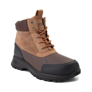 Men's UGG Emmett 896876 Duck Boots US 8 Chestnut Leather Waterproof Ankle DWA627