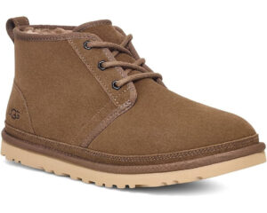 Men's UGG Neumel 3236-HCK Chukka Boots US 8 Brown Suede Wool Casual Shoes KHD1926