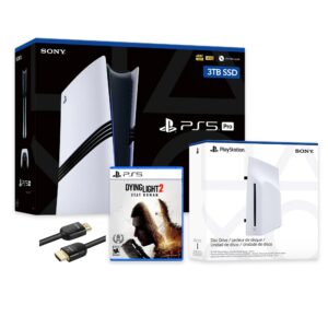 PlayStation 5 Pro 3TB SSD Console with Disc Drive, Wireless Controller and Dying Light 2 Stay Human - CFI-7019 PS5 Pro