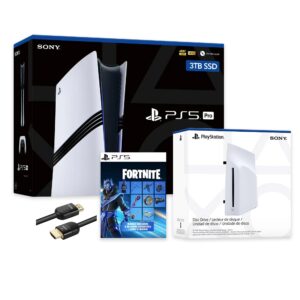 PlayStation 5 Pro 3TB SSD Console with Disc Drive, Wireless Controller and Fortnite Cobalt Star - CFI-7019 PS5 Pro