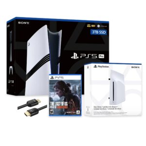 PlayStation 5 Pro 3TB SSD Console with Disc Drive, Wireless Controller and The Last of Us Part II Remastered - CFI-7019 PS5 Pro