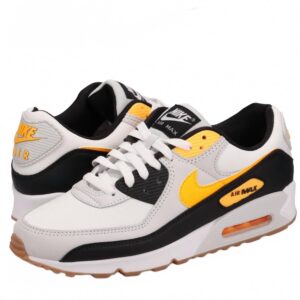 Men's Air Max 90 Shoe In White/photon Dust/black/laser Orange