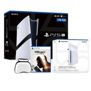 PlayStation 5 Pro 3TB SSD Console with Disc Drive, Wireless Controller and Case, Dying Light 2 Stay Human - CFI-7019 PS5 Pro