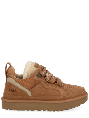 Tan Lowmel Shearling Collar Sneakers