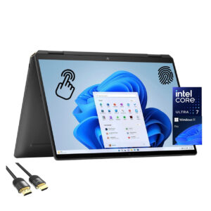 HP Spectre 2-in-1 Laptop, 14" 2.8K OLED TouchScreen Display, Core Ultra 7-155H, 16GB DDR5, 512GB PCIe 4.0, Backlit KB, FP Reader, WiFi 6E, Webcam, TB 4, Fast Charge, BT, Mytrix HDMI Cable, Win 11 Pro