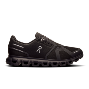 On Running Women's Cloud 6 Wide Shoes - Black / Black
