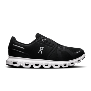 On Running Women's Cloud 6 Wide Shoes - Black / White