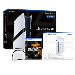 PlayStation 5 Pro 4TB SSD Console with Disc Drive, Wireless Controller and Case, Call of Duty Black Ops 6 - CFI-7019 PS5 Pro