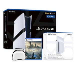 PlayStation 5 Pro 4TB SSD Console with Disc Drive, Wireless Controller and Case, Hogwarts Legacy - CFI-7019 PS5 Pro