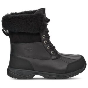 Men Butte Waterproof Cold Weather Boots In Black