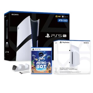PlayStation 5 Pro 4TB SSD Console with Disc Drive, Wireless Controller and Charger, ASTRO BOT - CFI-7019 PS5 Pro