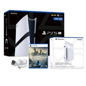 PlayStation 5 Pro 4TB SSD Console with Disc Drive, Wireless Controller and Charger, Hogwarts Legacy - CFI-7019 PS5 Pro