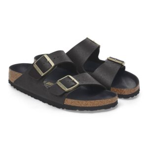 Women's Arizona Birko Flor Slide Sandal In Black