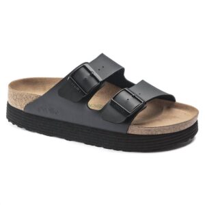 Women's Arizona Platform Vegan Sandals In Black