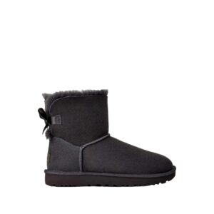 UGG Mini Bailey Bow II Obsidian  1016501-OBS Women's