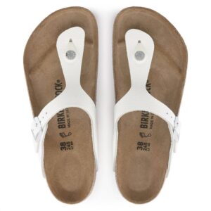 Women's Gizeh Leather Sandal In White