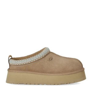 Women's UGG Tazz 1122553-SAN Slipper Beige Suede Comfort Slip-On Shoes RHS7376