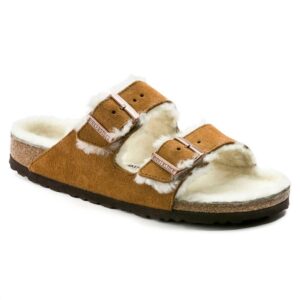 Women's Arizona Shearling Sandal In Mink