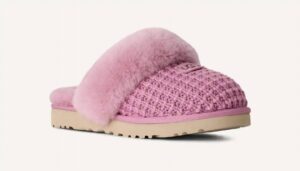 Women's Cozy Knit Slippers In Dusty Orchid