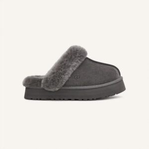Women's Disquette Slipper In Charcoal