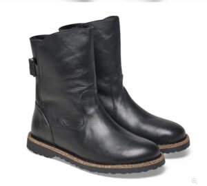 Women's Uppsala Shearling Leather Boots In Black