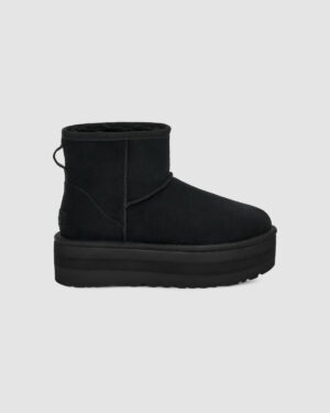 Women's Classic Mini Platform Boots In Black