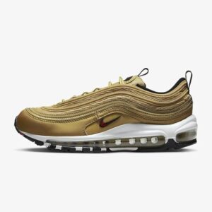 Women's Nike Air Max 97 OG Metallic Gold/Varsity Red DQ9131-700